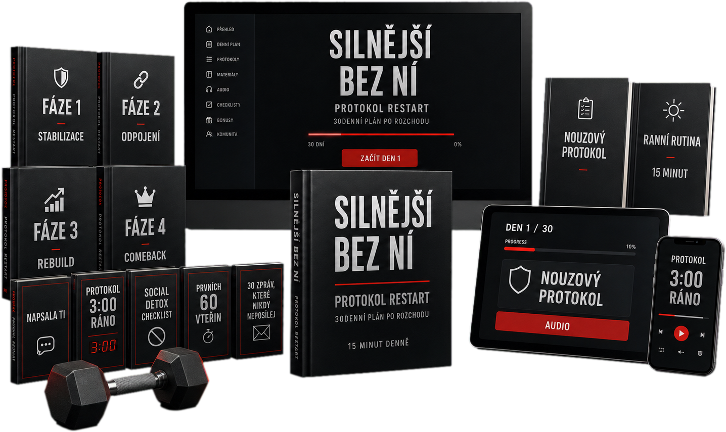 SILNĚJŠÍ BEZ NÍ — 30denní plán, protokoly, audio a bonusy